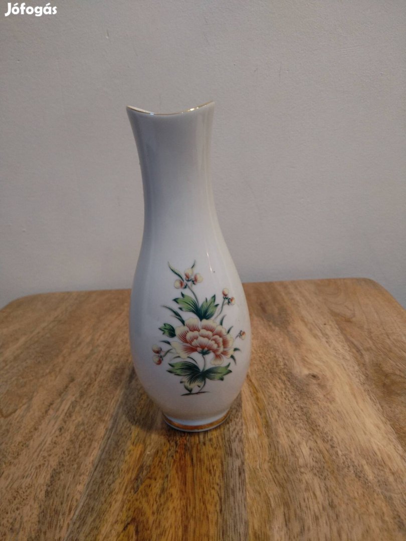 Hollóházi porcelán váza 