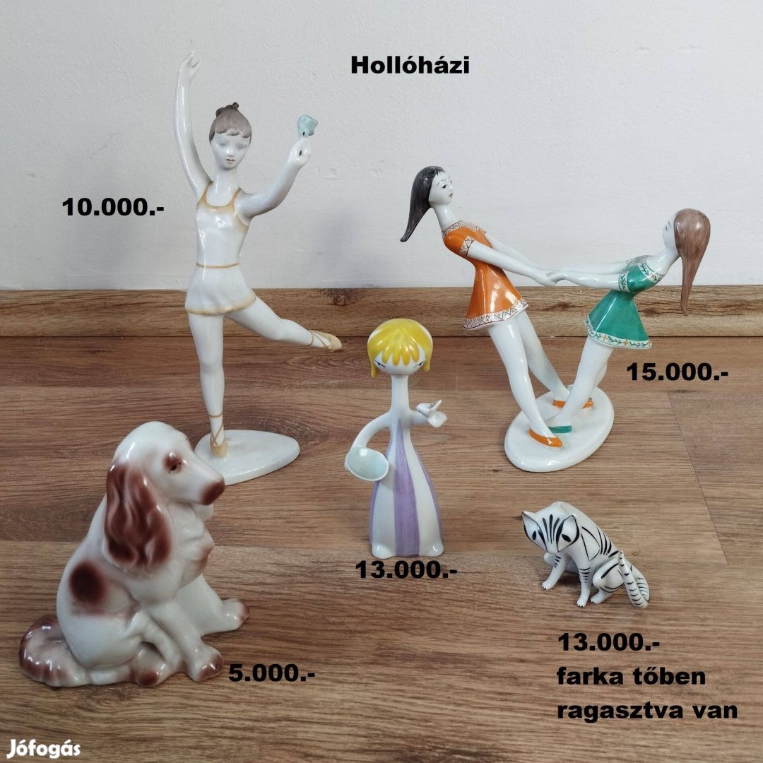Hollóházi porcelánok, külön-külön is