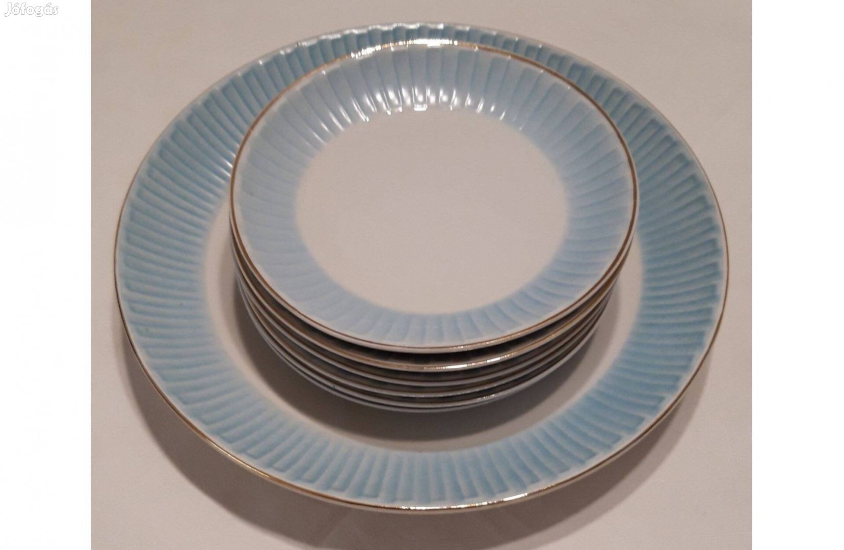 Hollóházi süteményes tányér készlet