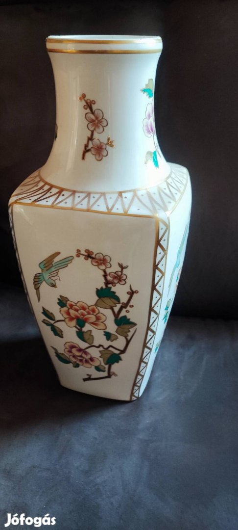 Hollóházi váza 37 cm olcsón eladó