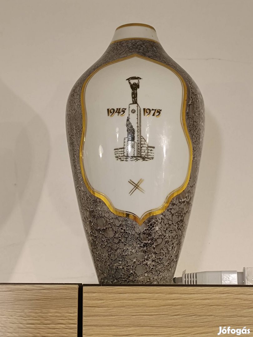 Hollóházi váza retró 50 éves