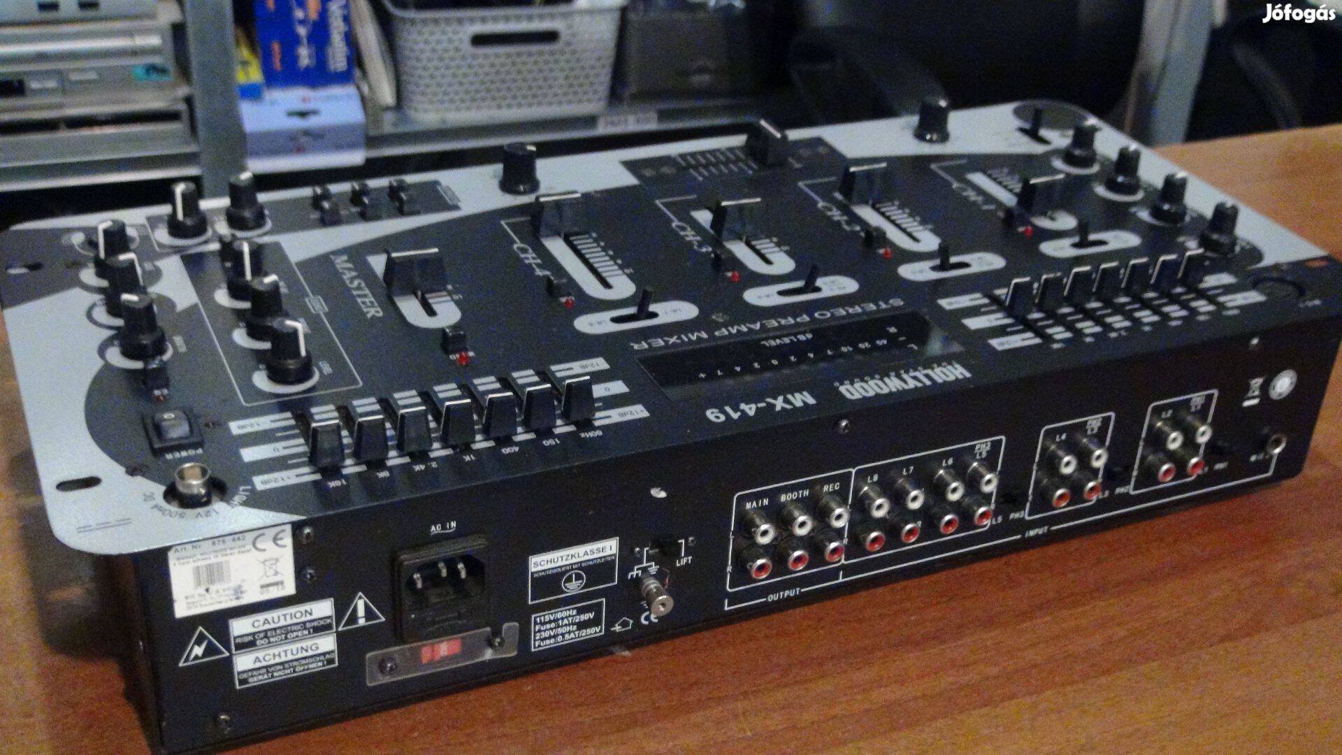 Hollywood MX-419 Stereo Mixer