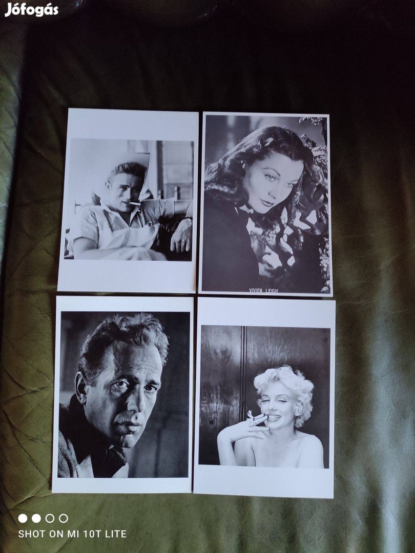 Hollywoodi sztárfotók - képeslapok ( ( 7 db )