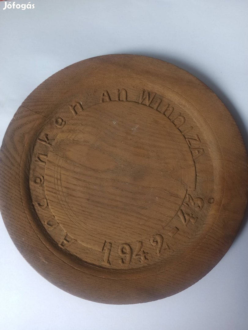 Holokauszt emlék tányér