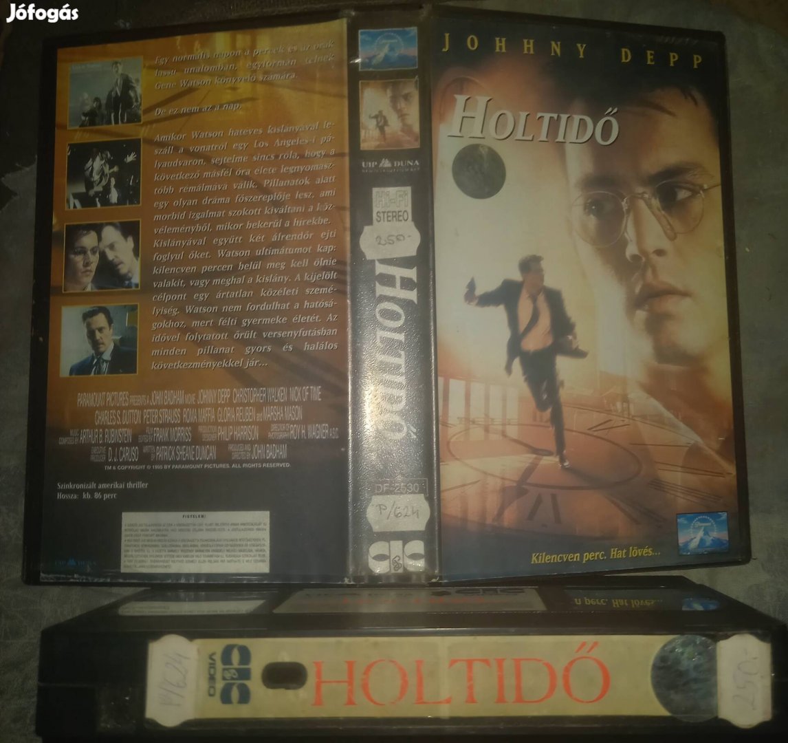 Holtidő - krimi vhs - Johnny Depp