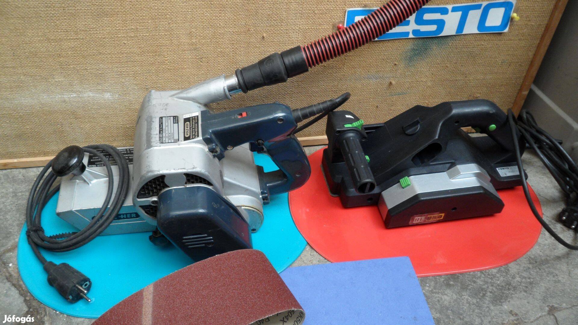 Holzher Holz-Her Festool szalagos felületkezelő f.szabályzás 109 mm