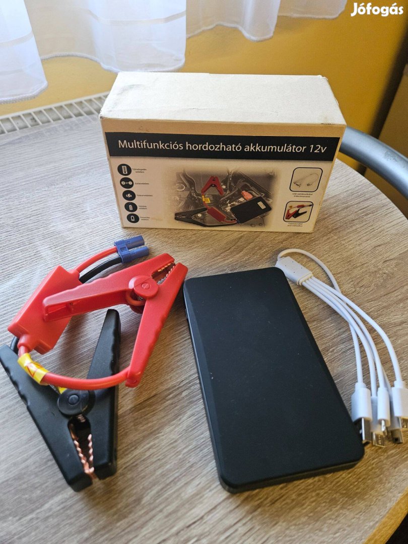 Homasita, Inditássegítő akkumulátor, 8000 mAh, 12V