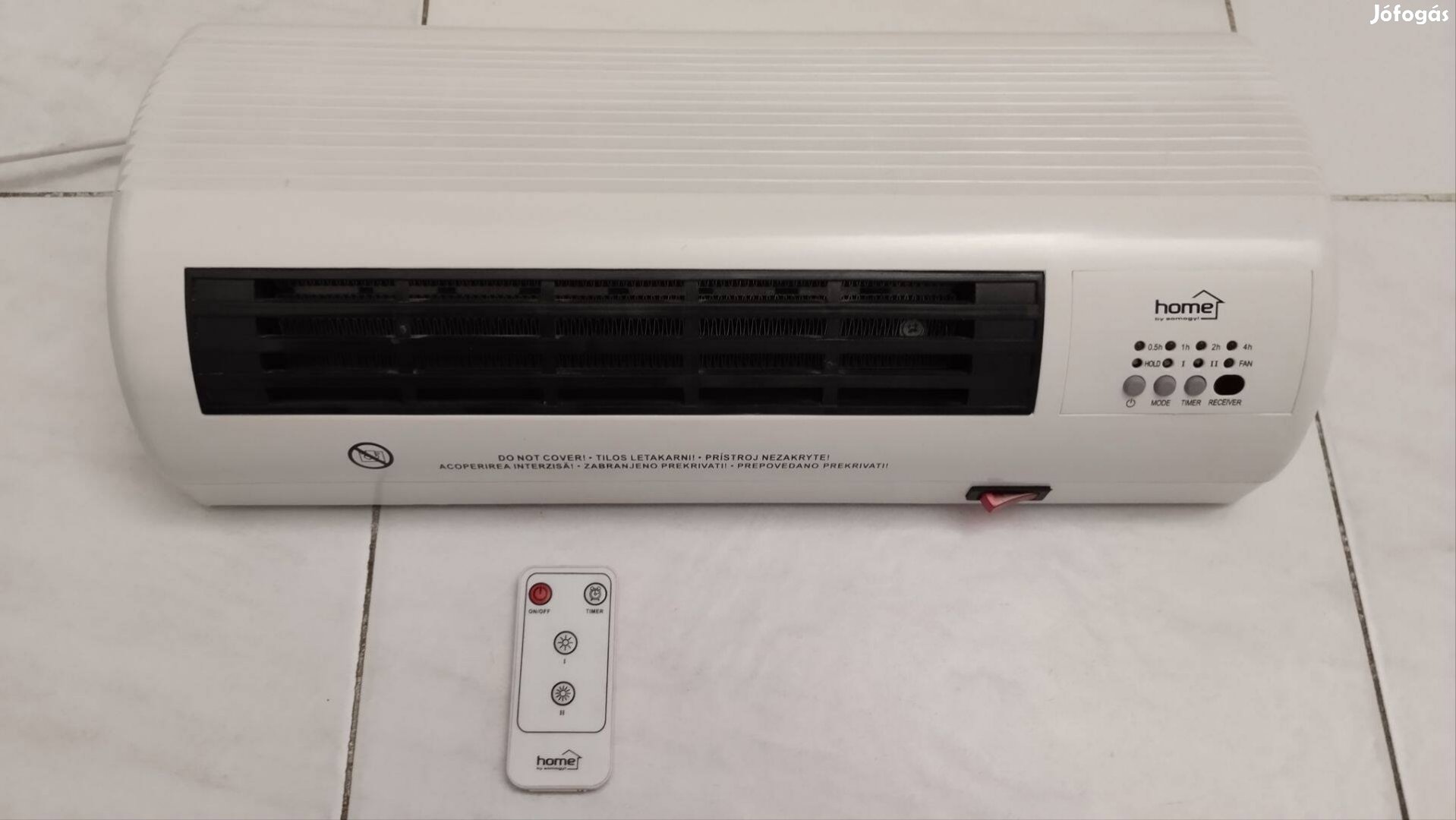 Home fali fűtő készülék újszerű távval