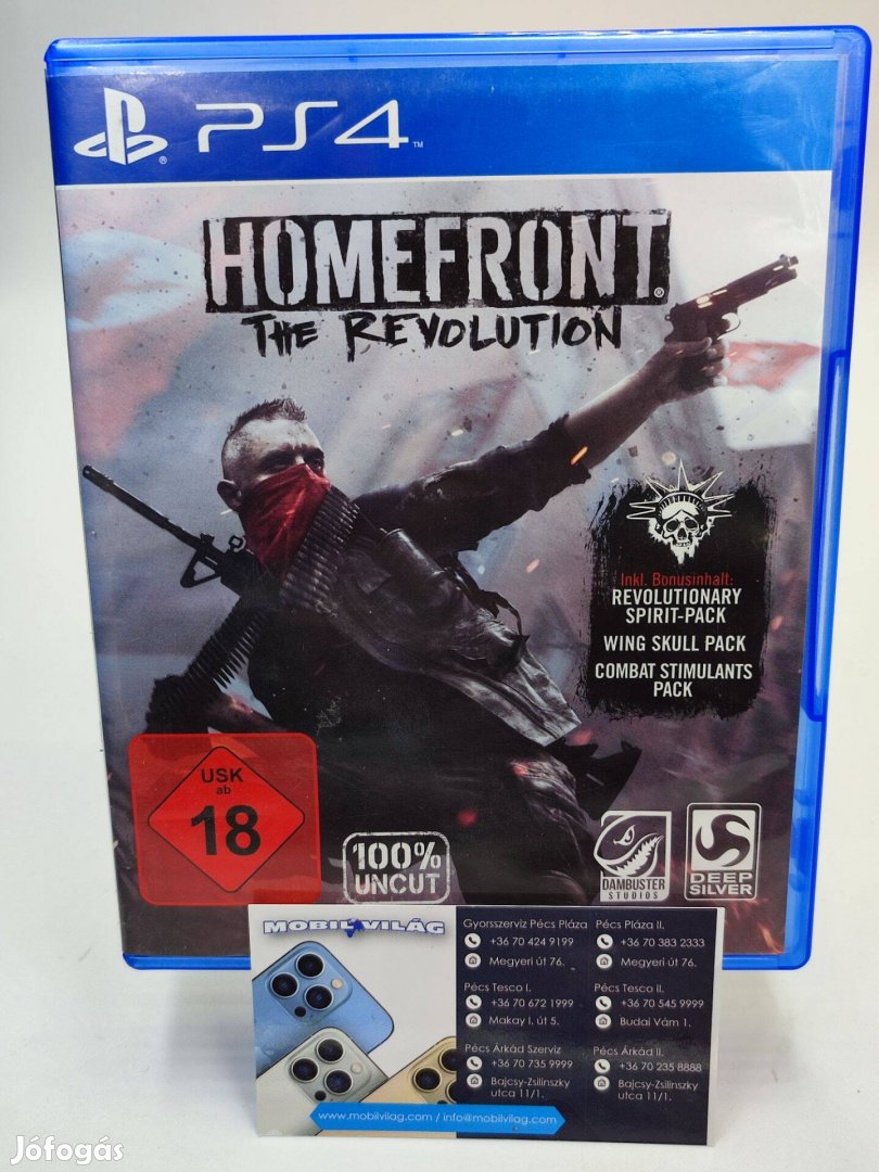 Homefront The Revolution PS4 Garanciával #konzl0084