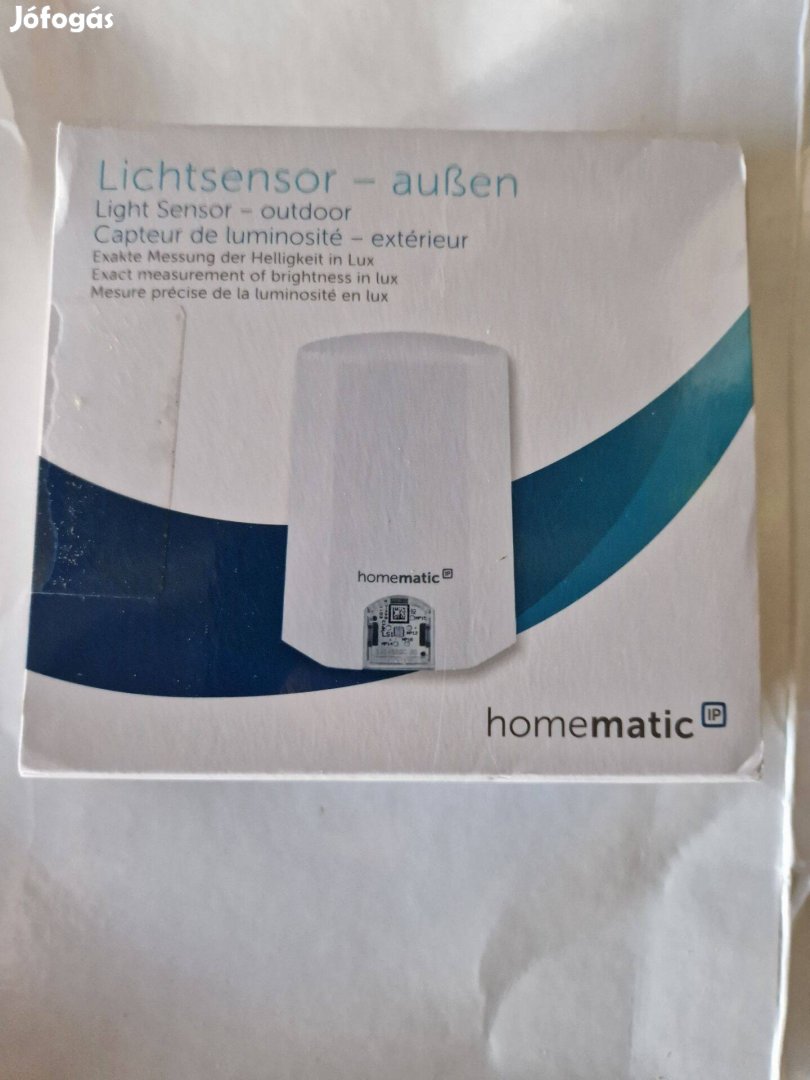 Homematic IP 151566A0 intelligens fényérzékelő kültéri új