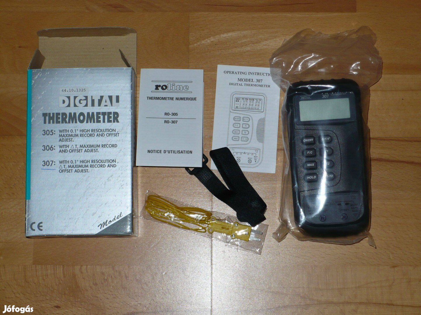 Hőmérséklet mérő, hőmérő műszer, Roline