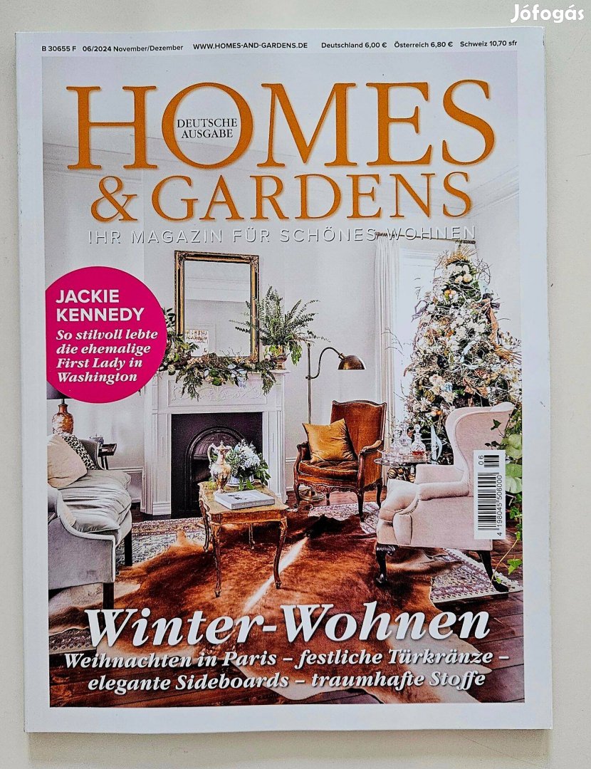 Homes & Gardens német nyelvű lakberendezési magazin 2024/6