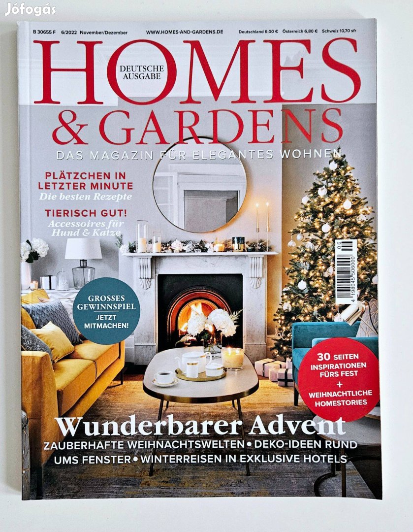 Homes & Gardens német nyelvű lakberendezési magazin /6