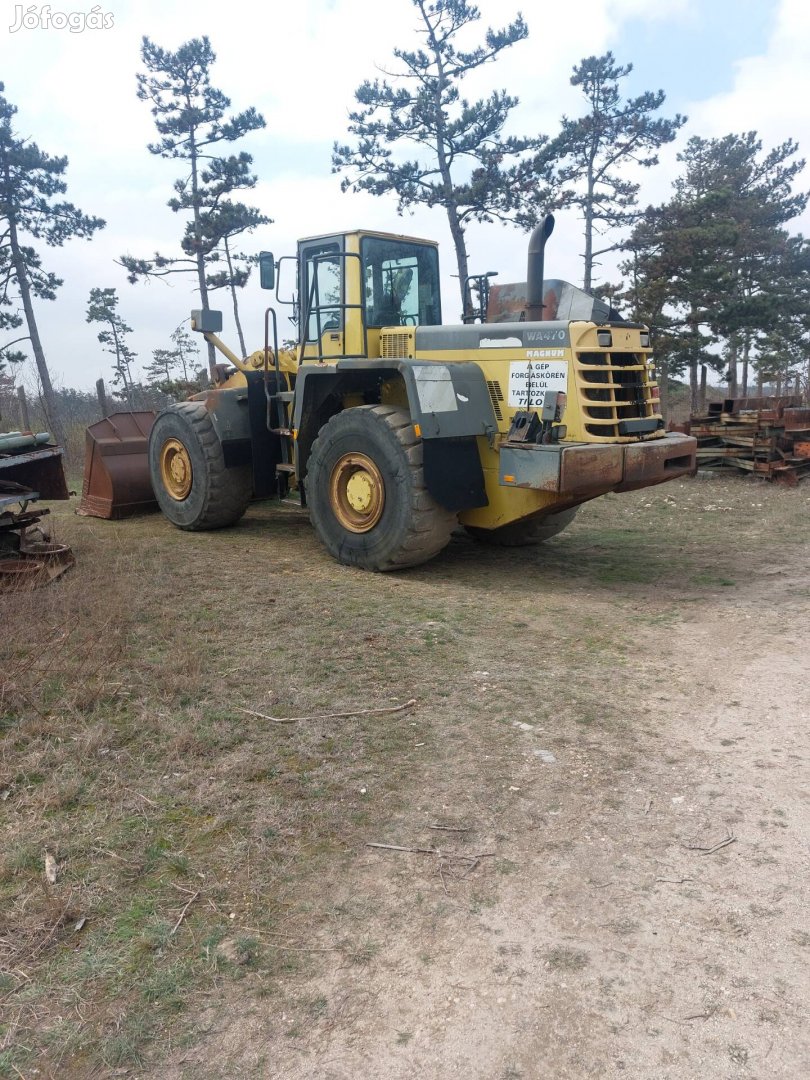 Homlokrakodó komatsu wa470 traktor, mtz,zetor.