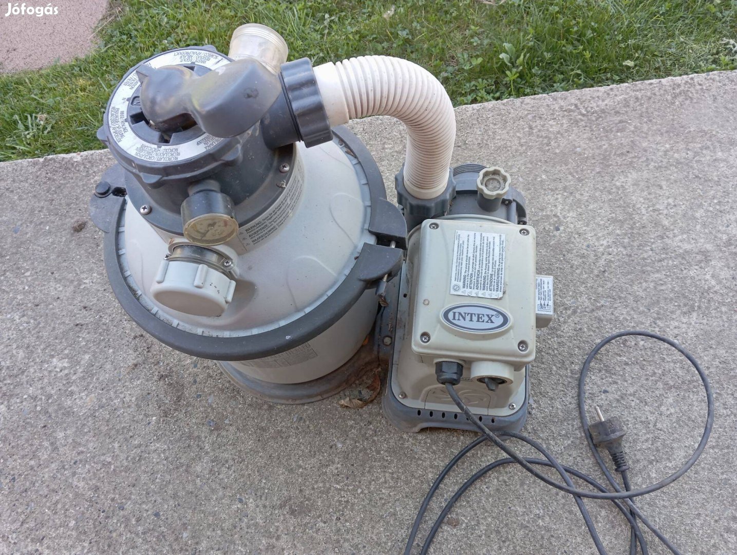 Homokszűrős vízforgató