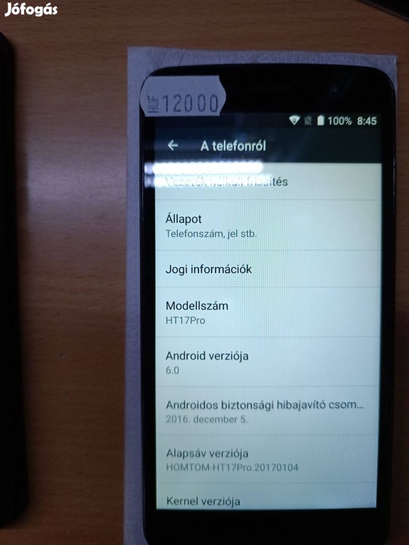 Homtom HT 17 Pro Sim Kártya Független!