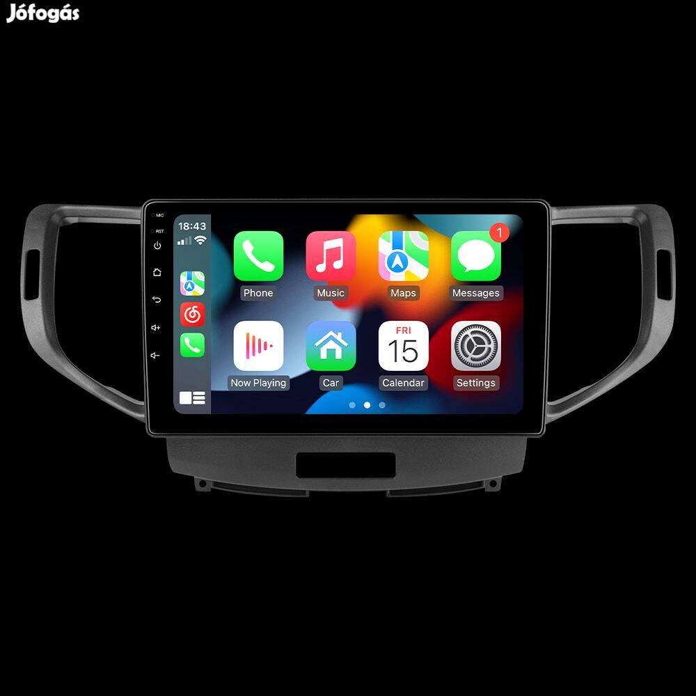 Honda Accord VIII 9" Multimédia fejegység - Android 12. Carplay