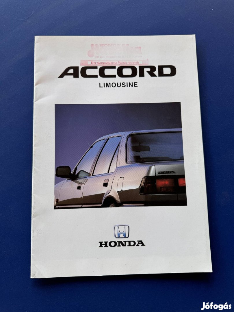 Honda Accord katalógus prospektus