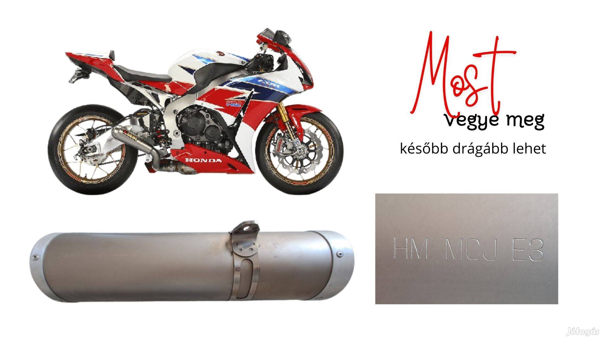 Honda CBR 1000 RA SC59 Fireblade, benzines 999 cm3 gyári kipufogó