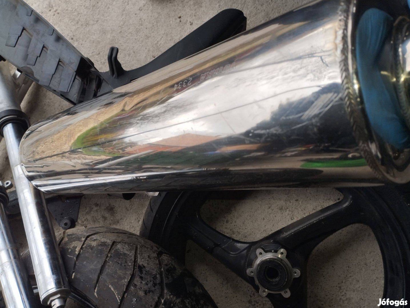 Honda CBR 600 F4 1999 alkatrész , kipufogó dob