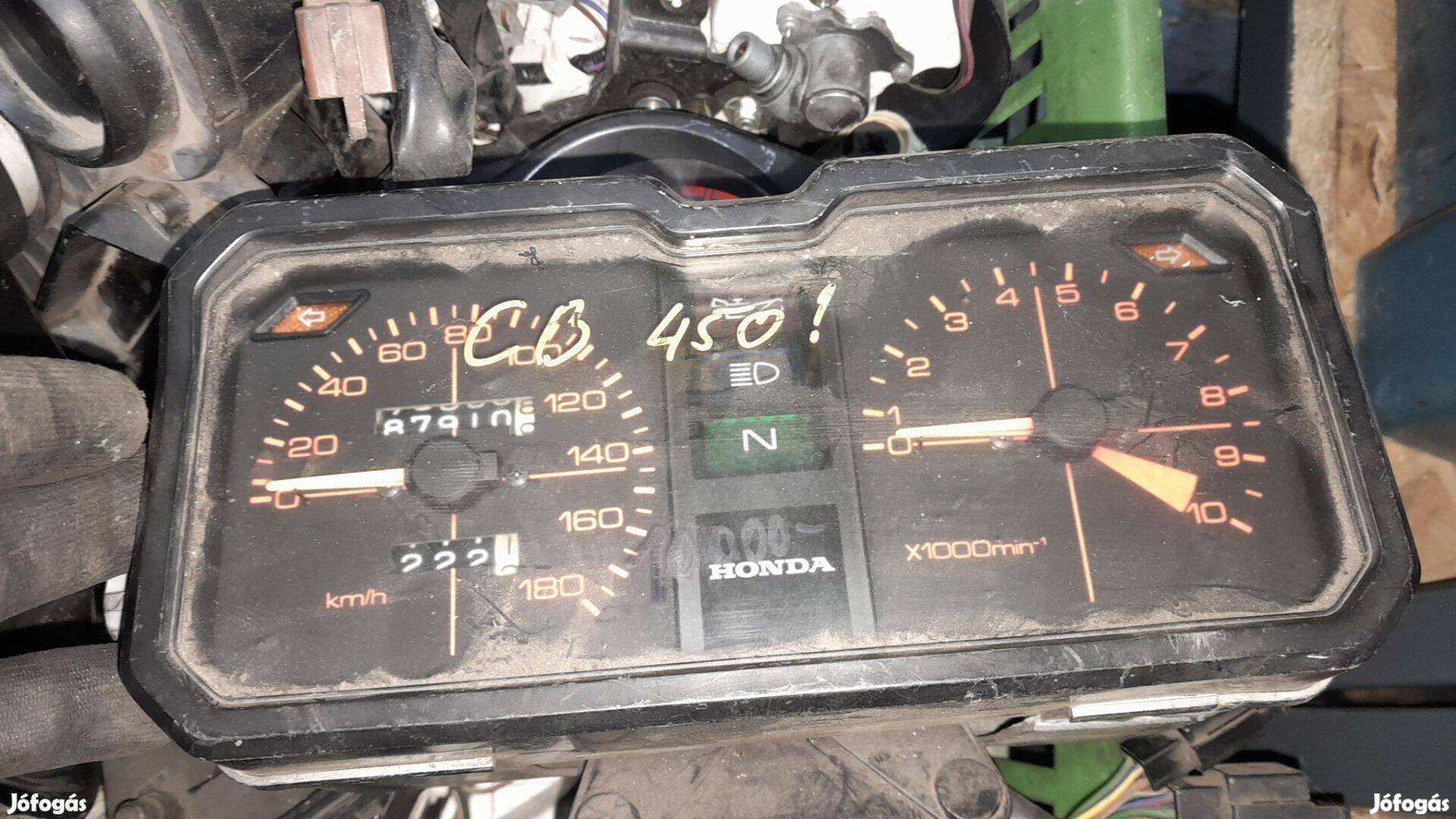 Honda CB 450 km óra