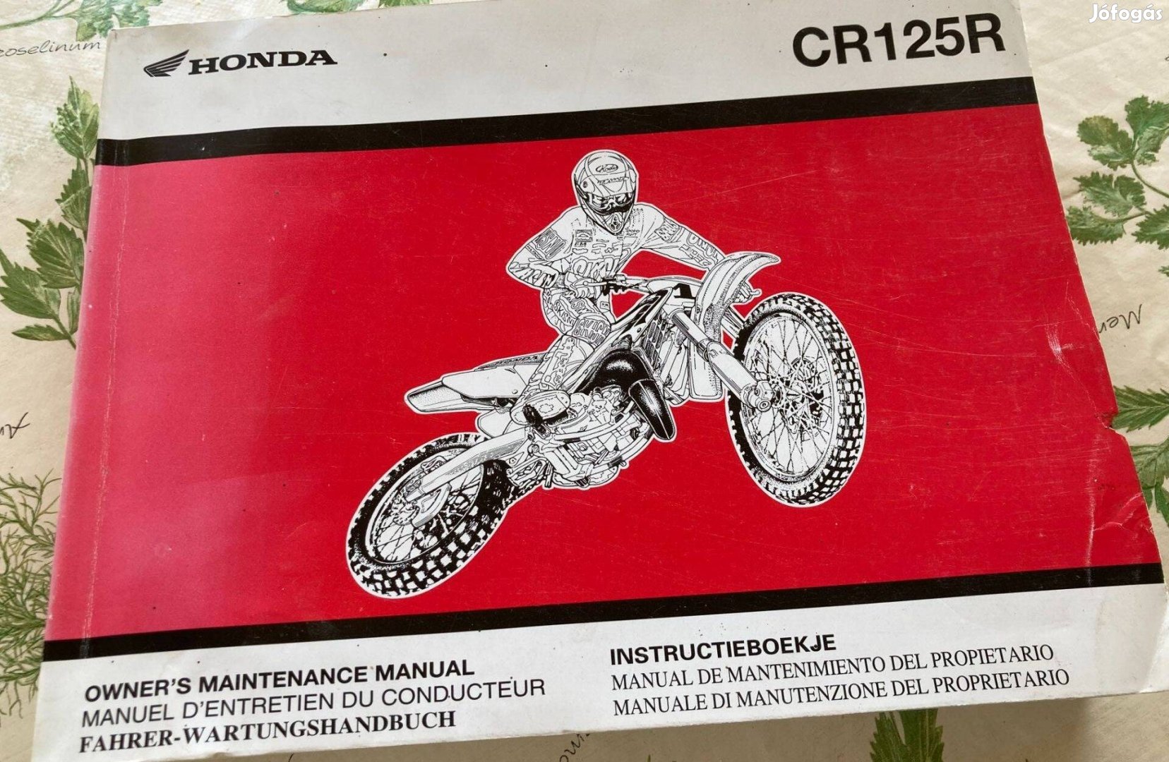 Honda CR125 CR250 gyári javítási könyv