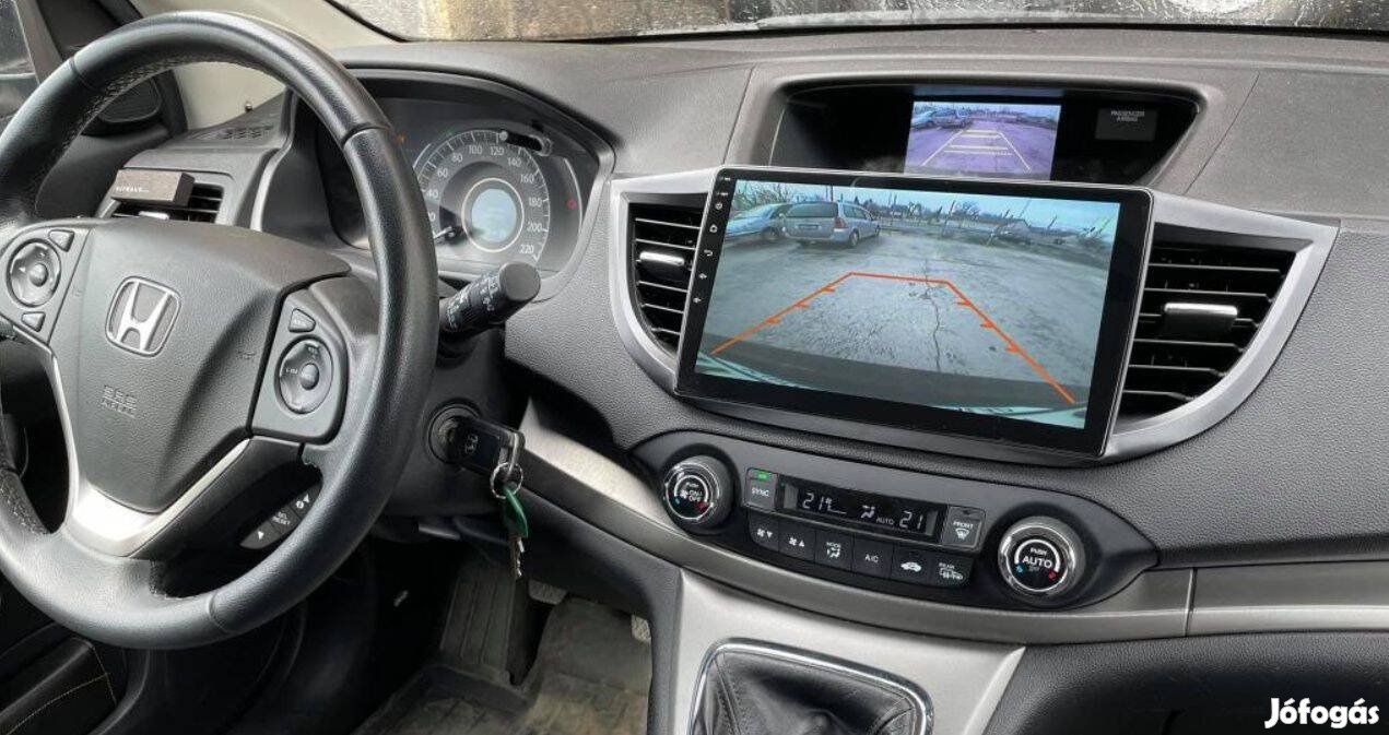 Honda CR-V Carplay Android Multimédia GPS Rádió Tolatókamerával