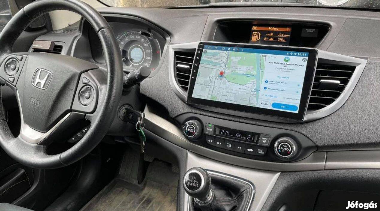 Honda CR-V Carplay Android Multimédia GPS Rádió Tolatókamerával!