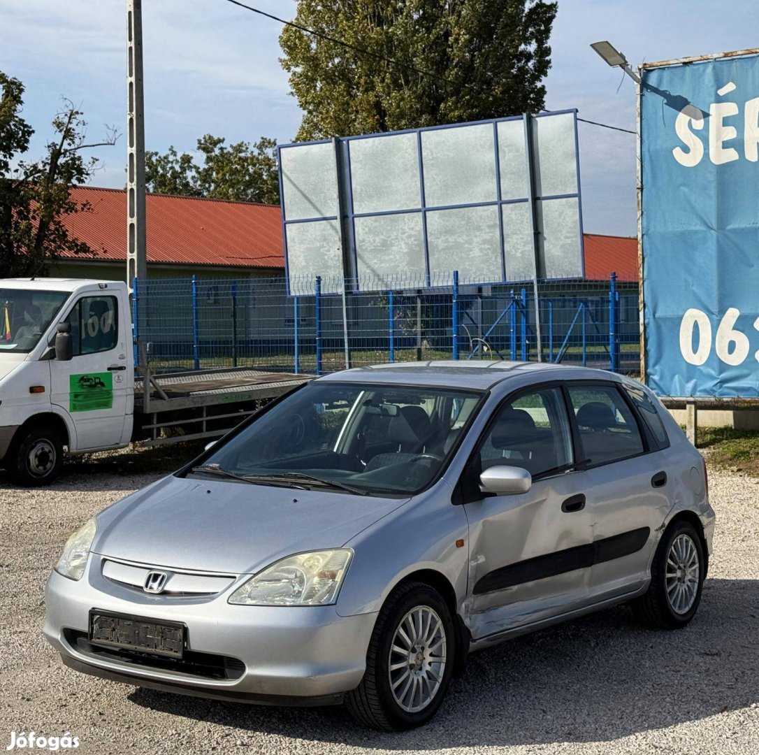 Honda Civic 1.4i LS 16os Alufelni. 2 Gyári kulcs