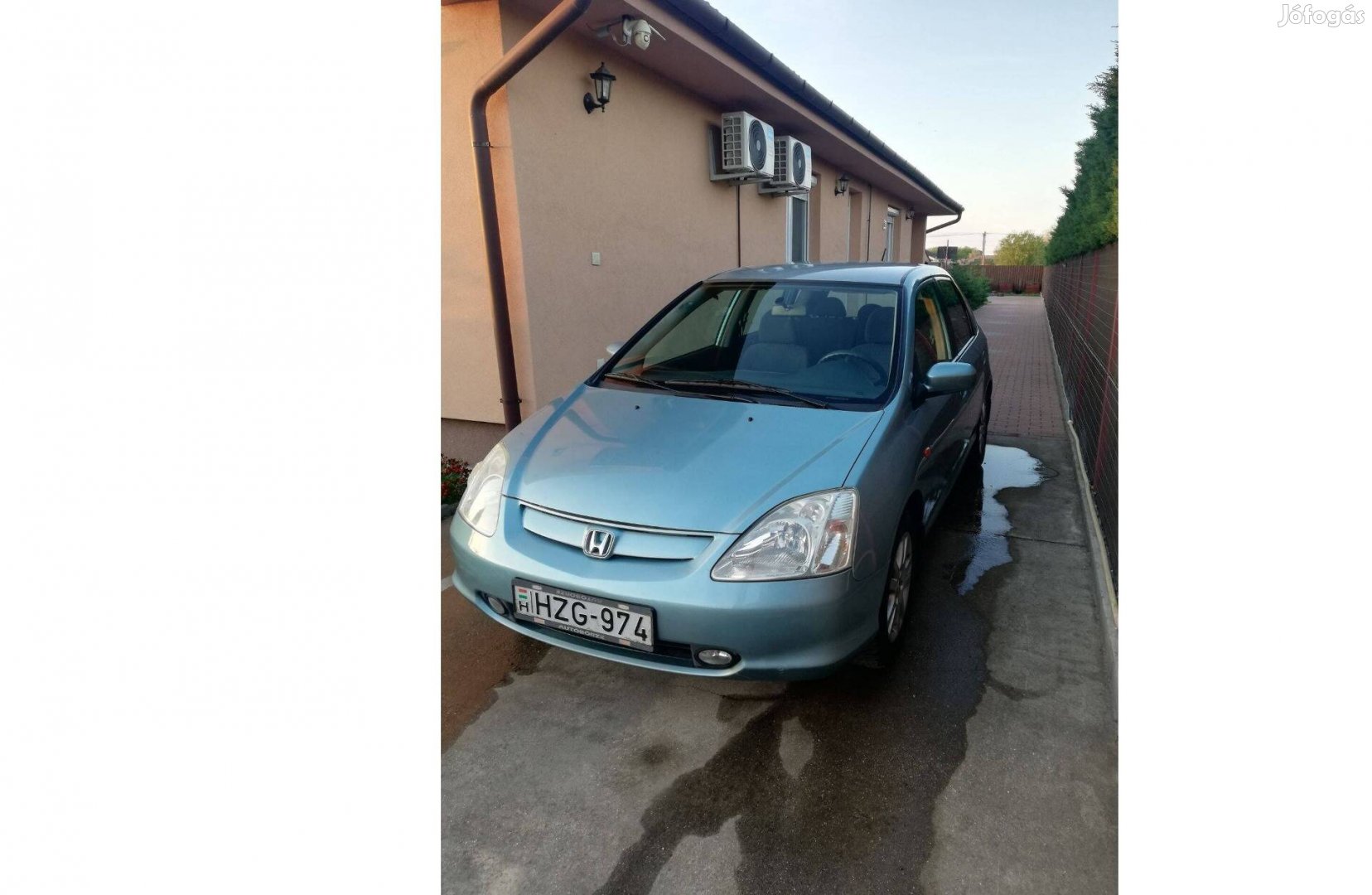 Honda Civic 1.6 Benzin 2002-es Magyarországi, szervizkönyves