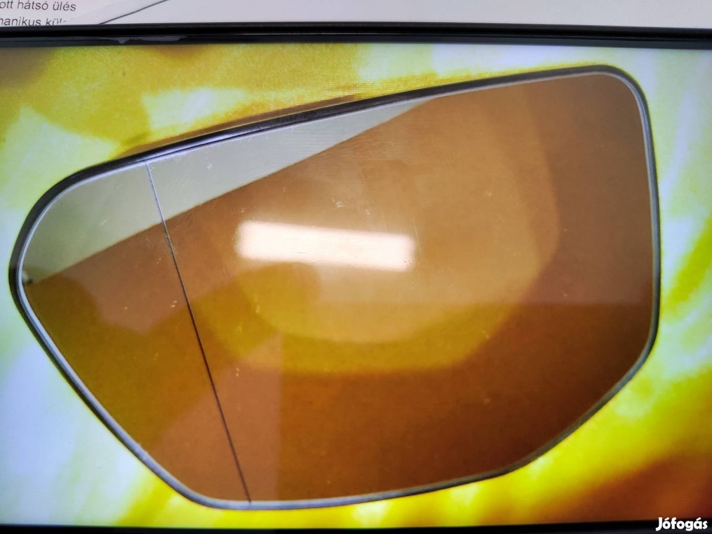 Honda Civic X bal visszapillantó tükörlap 