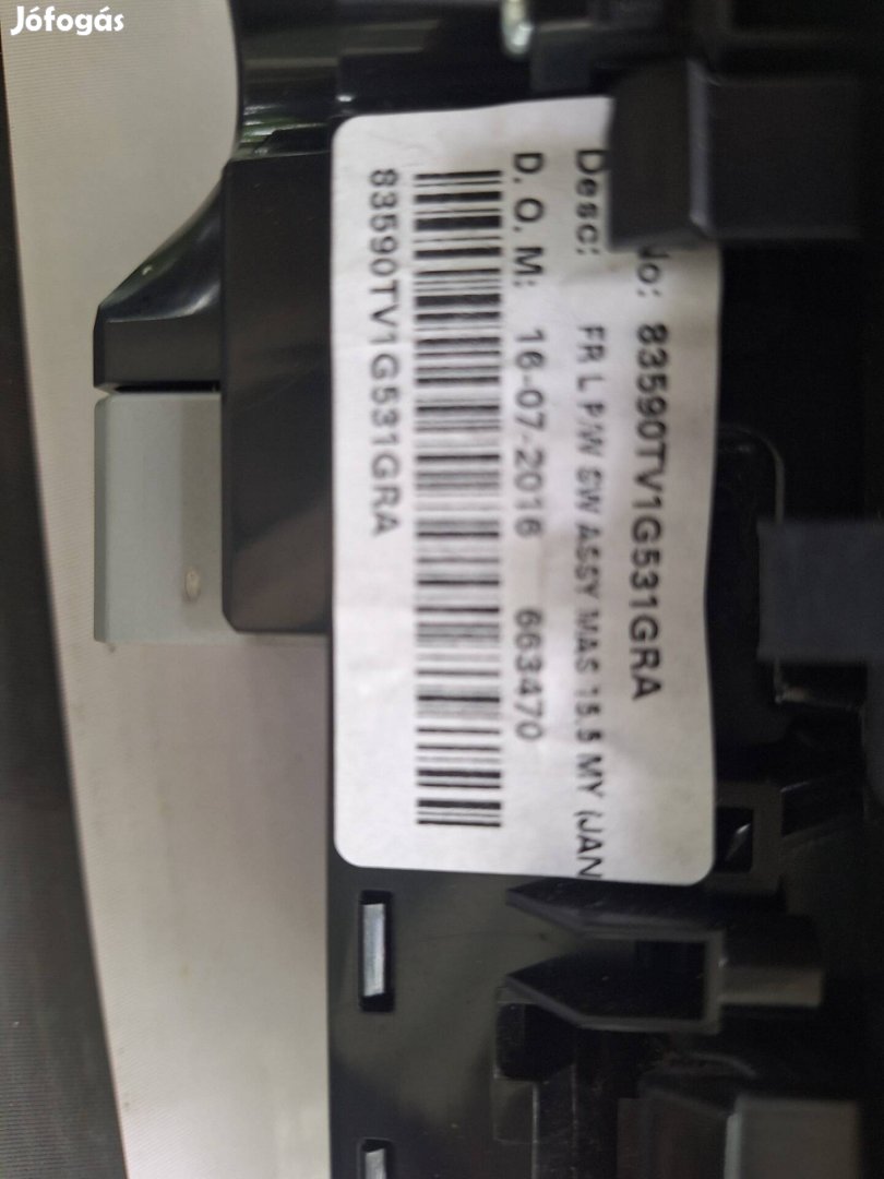 Honda Civic ablak emelő kapcsoló