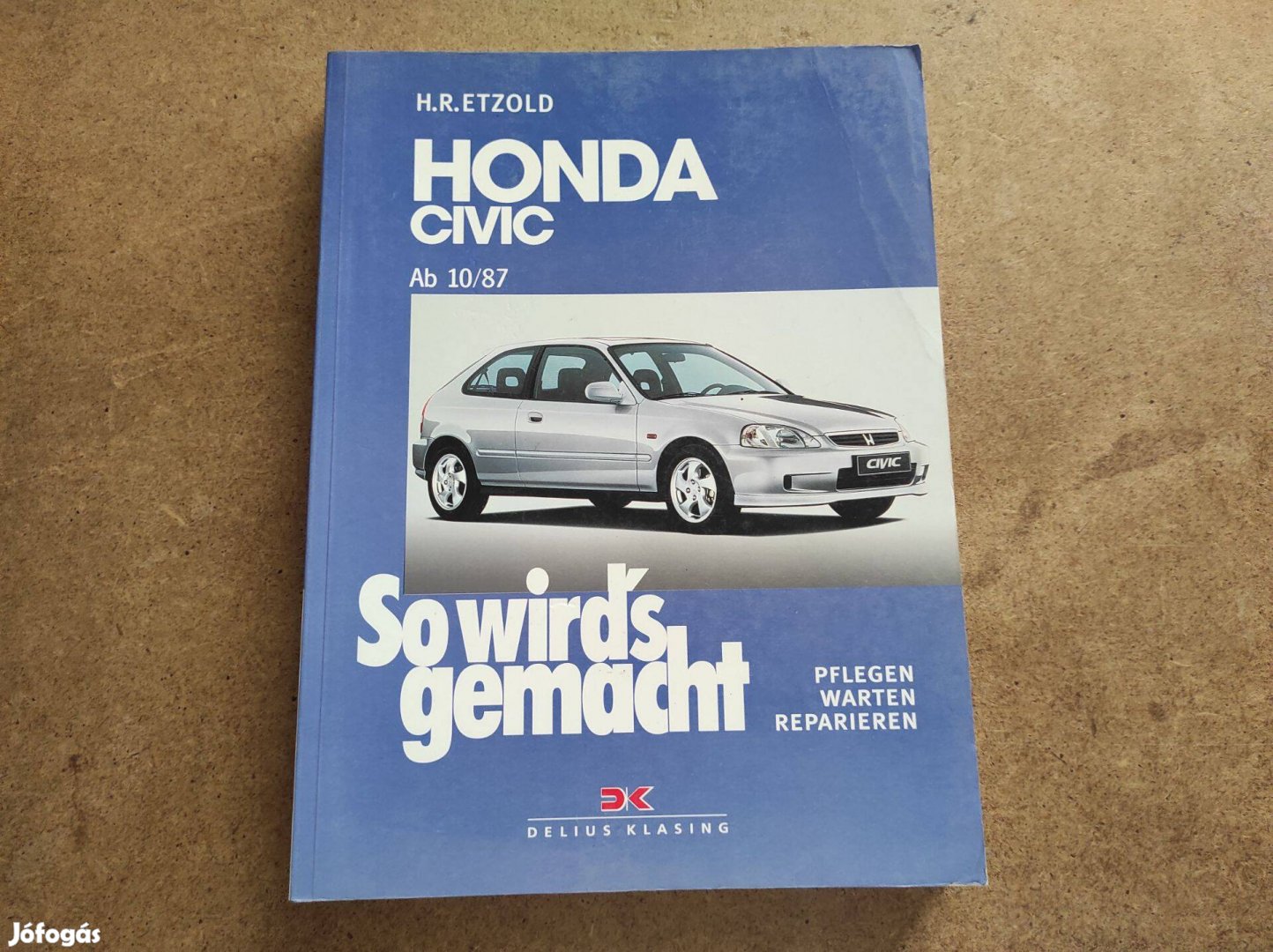 Honda Civic javítási karbantartási könyv. 1987/10-