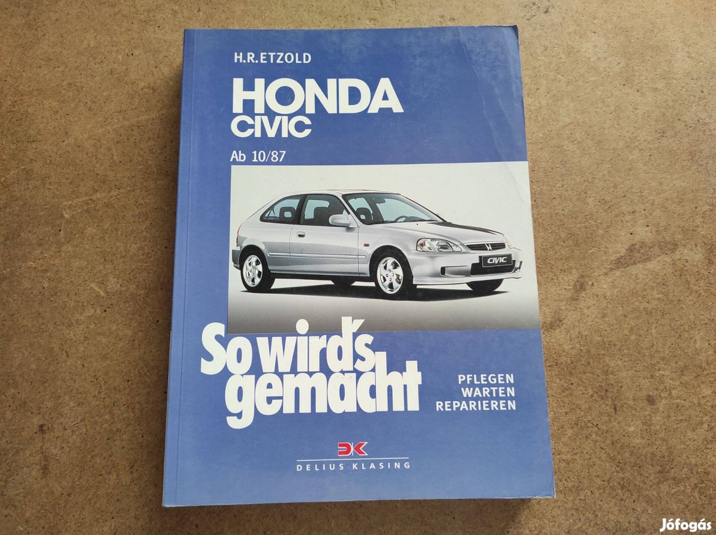 Honda Civic javítási karbantartási könyv. 1987/10-