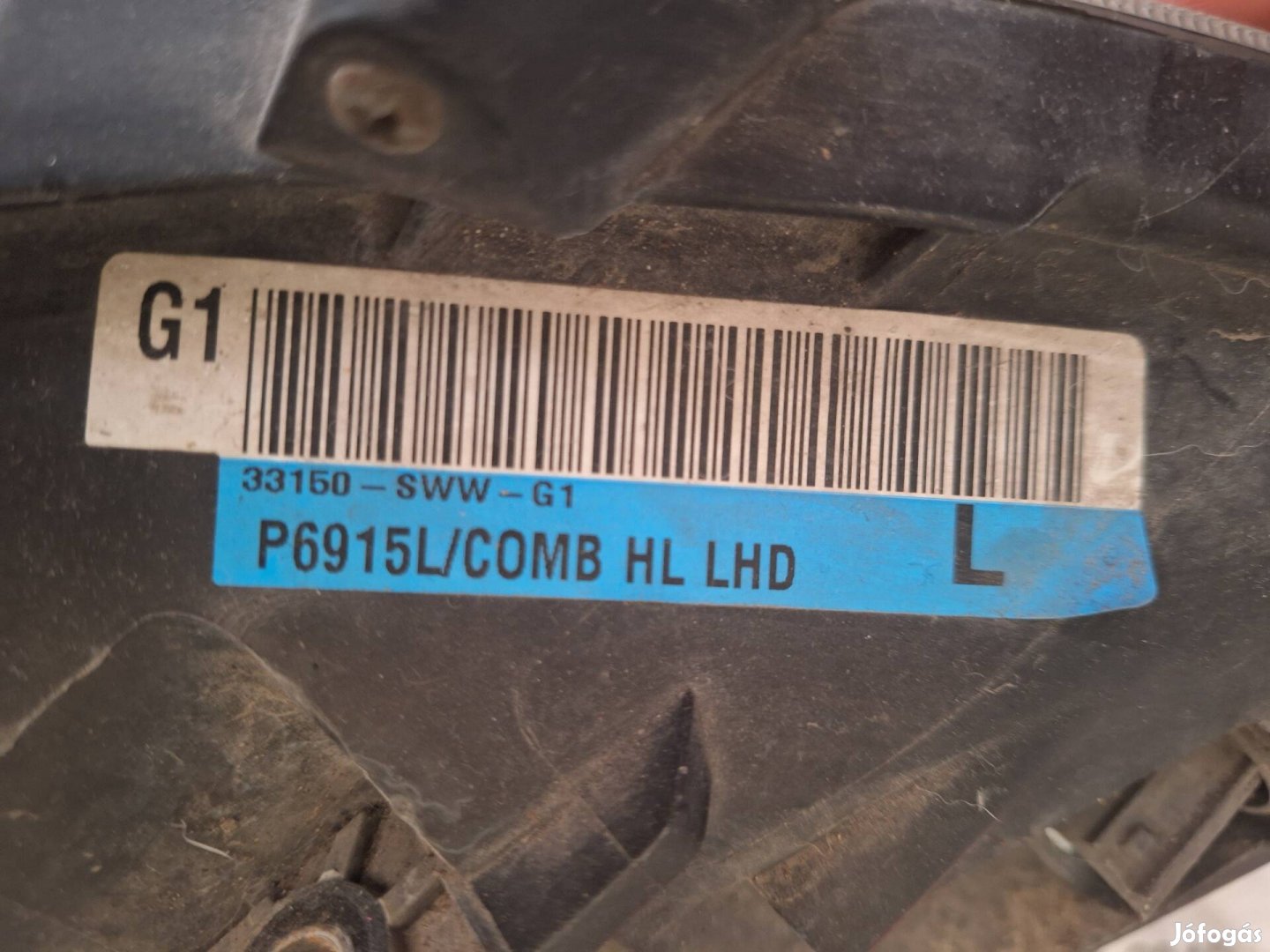 Honda Crv bal fényszóró xenon