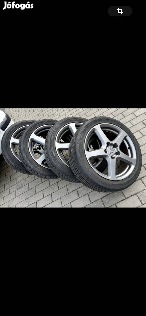 Honda Enkei 17" 5x114,3 mm Magnesium Szett Jó Gumikkal !