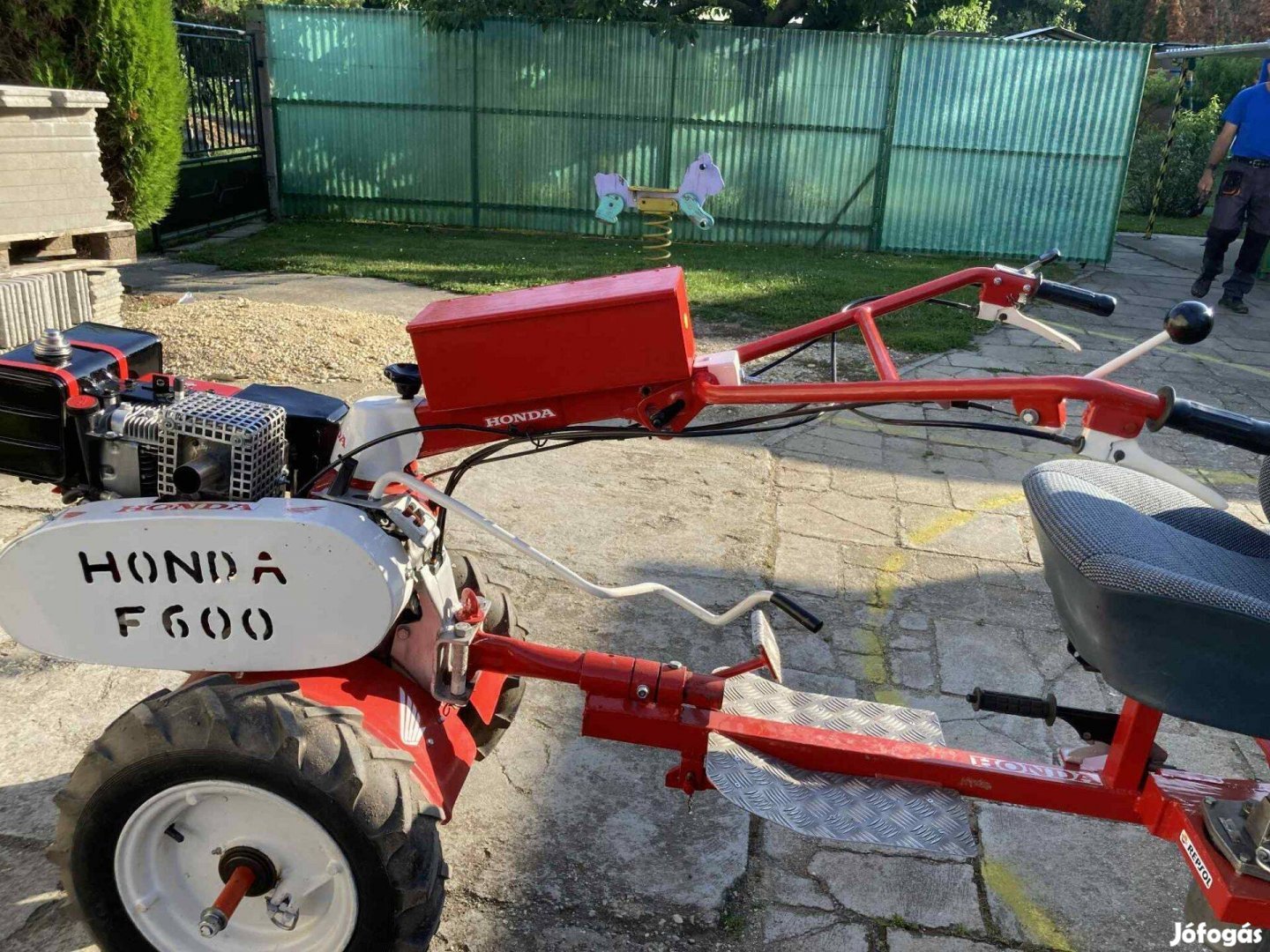 Honda F600 hidraulikus pótkocsival