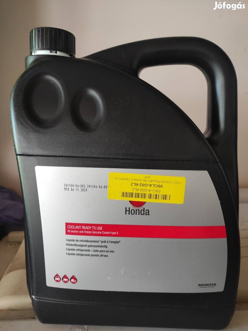 Honda Fagyálló (All Season Coolant) 5L - gyári