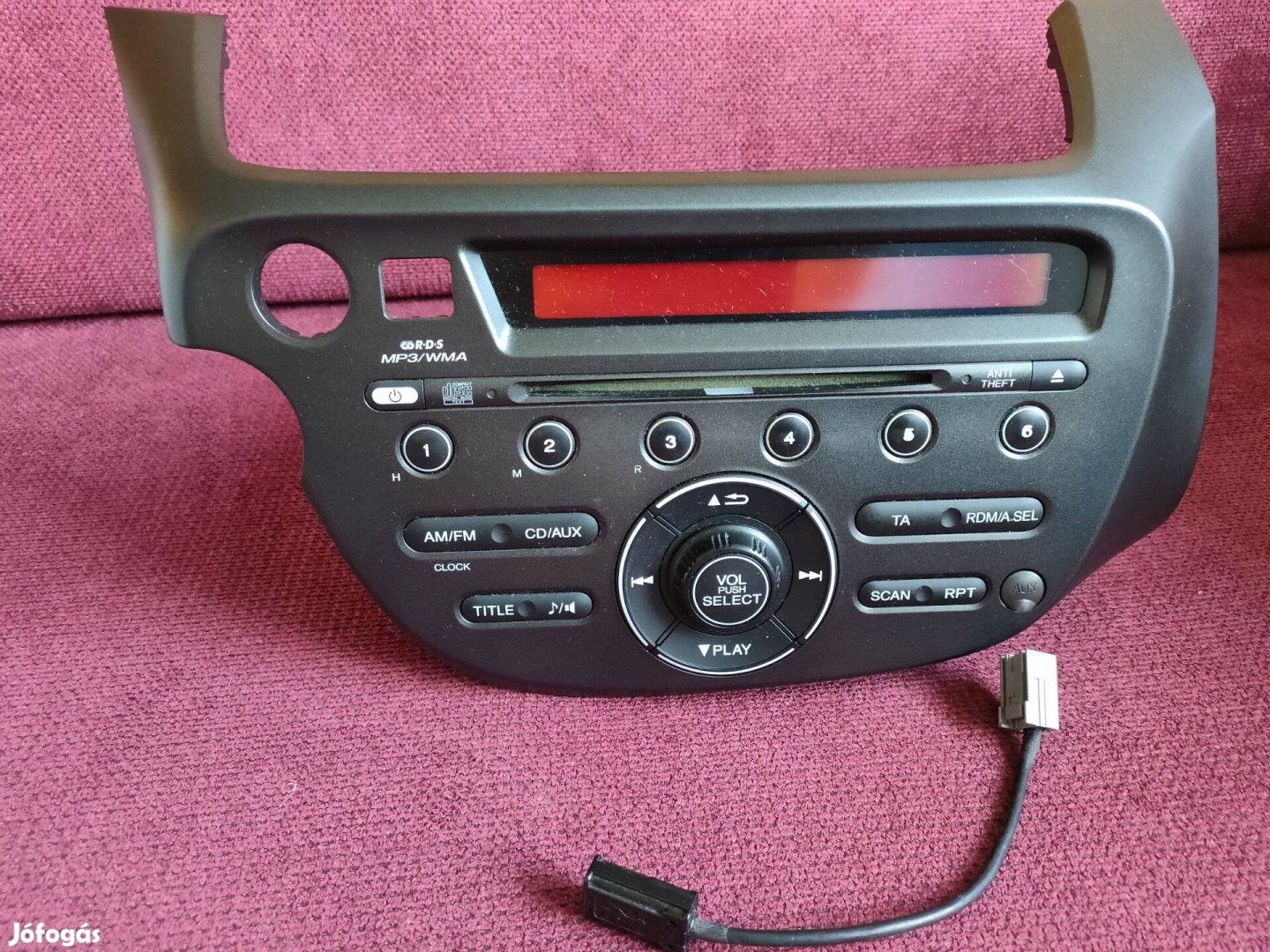 Honda GG3 gyári rádió -négy éve nem használt-kódkártyával