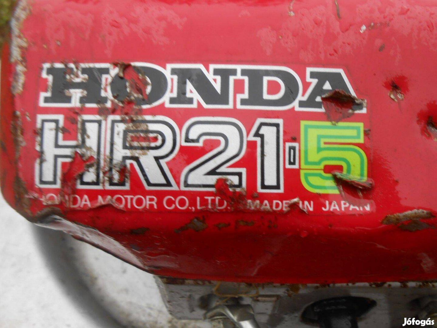 Honda HR 21-5 tipusú 5 lóerős hibás fűnyírógép alkatrésznek