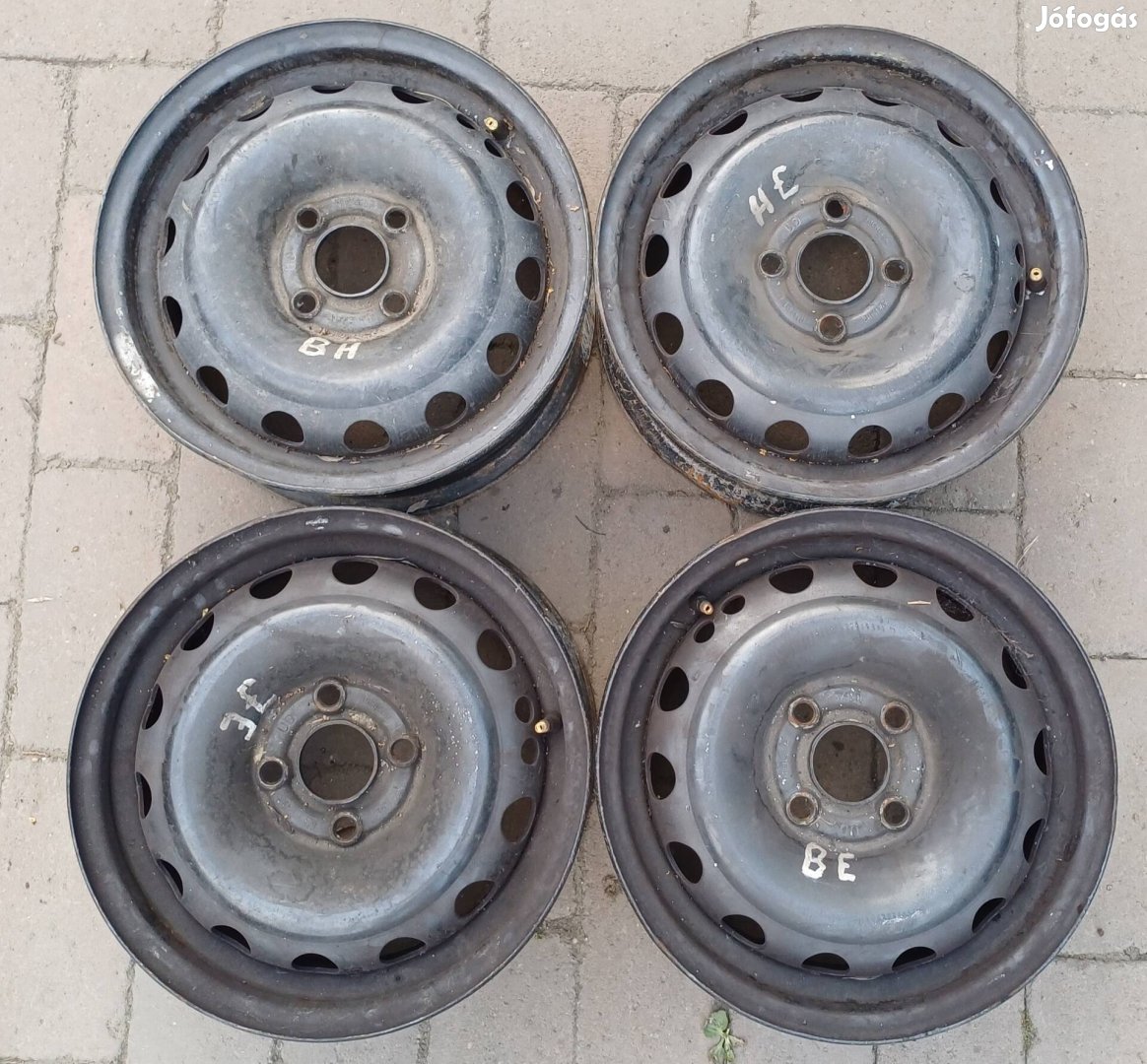Honda Jazz 14" lemezfelni felni acélfelni 4x100, 5.5Jx14