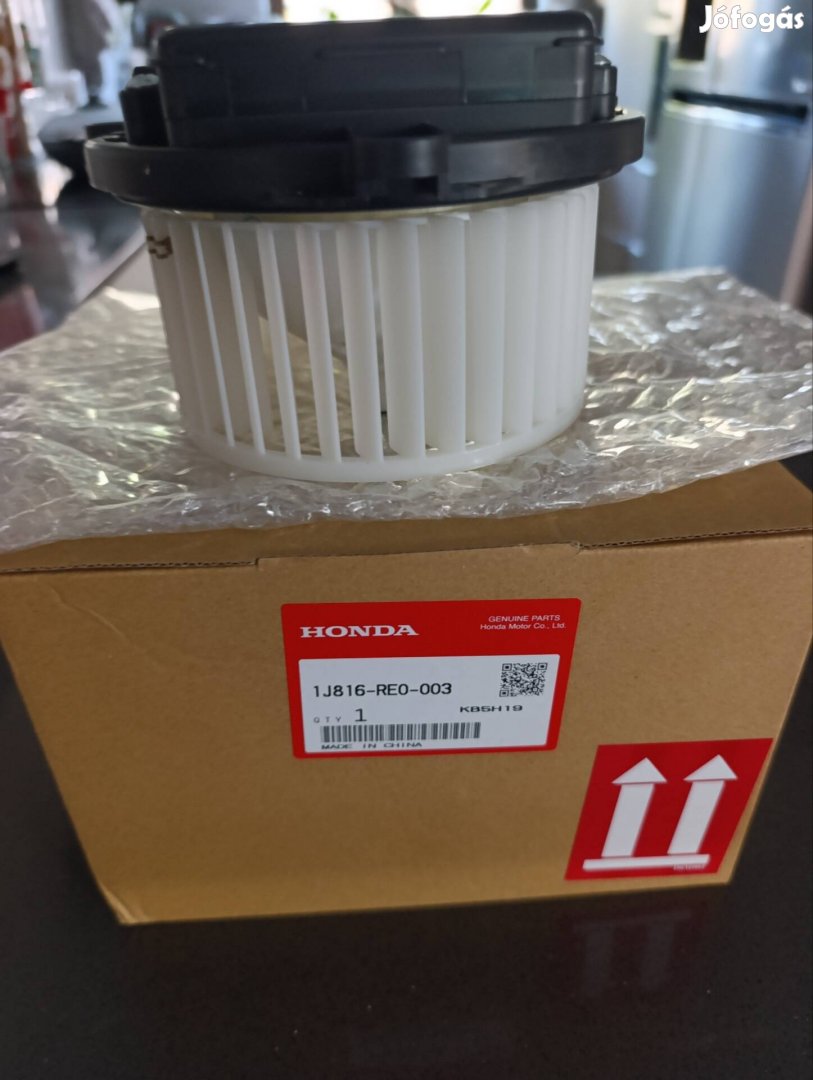 Honda Jazz gyári vadonatúj hűtőventilátor 1J816-Reo-003