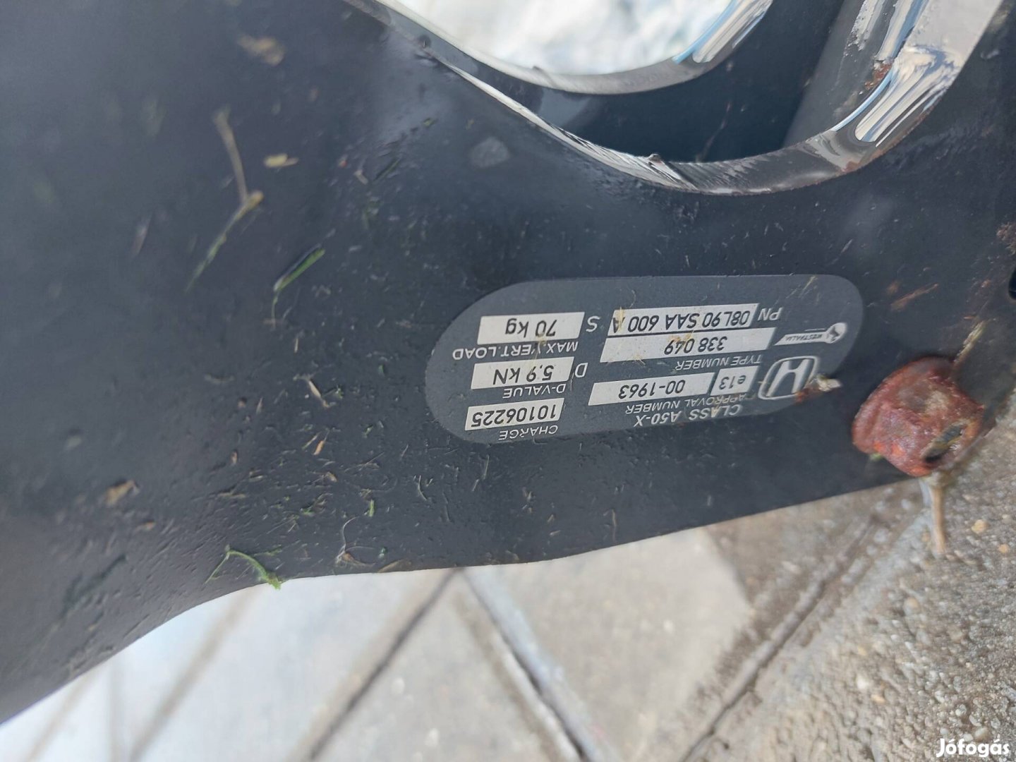 Honda Jazz gyári vonóhorog 2002-2008