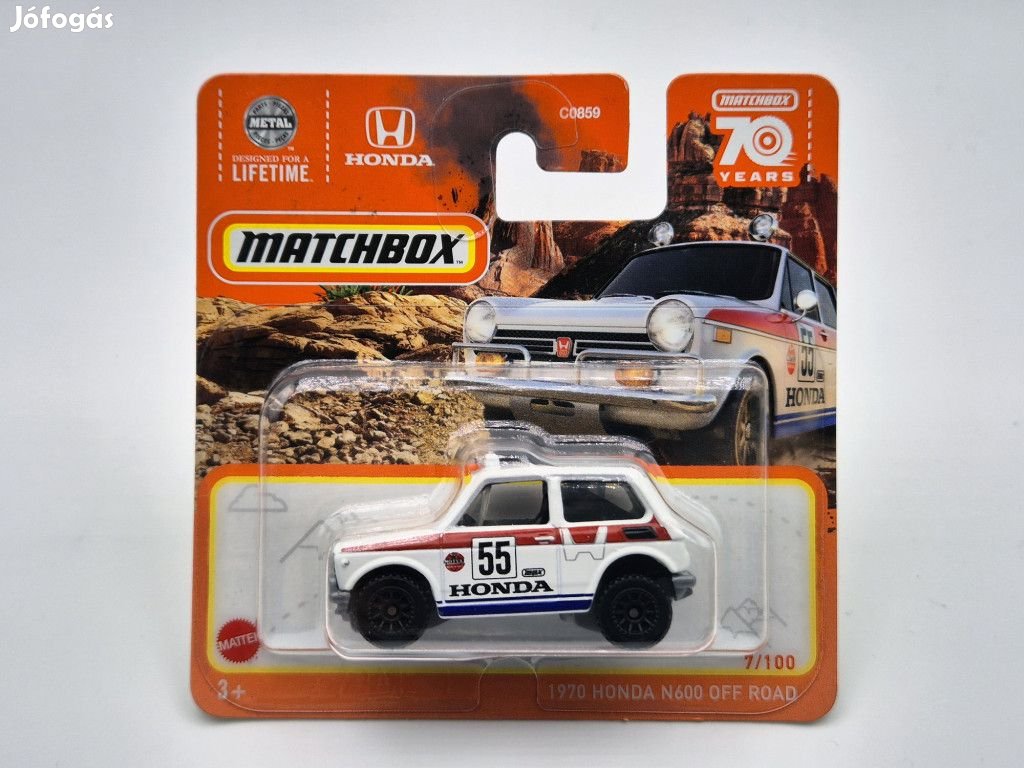 Honda N600 Off Road (1970) - 7/100 - bliszteres -  Matchbox - 1:64