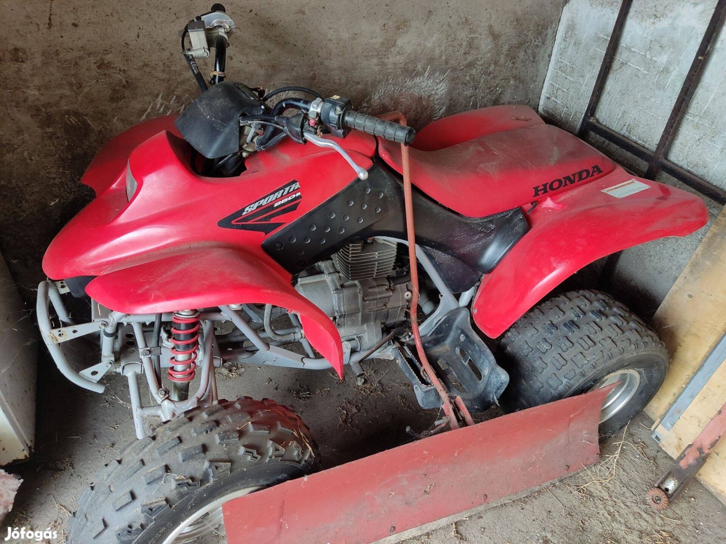 Honda Trx 250 quad + hótoló