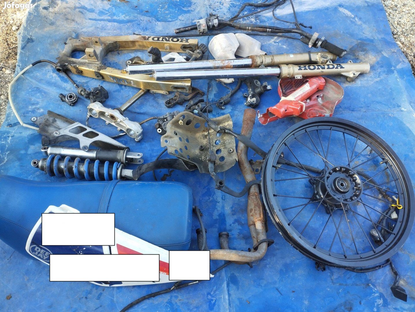 Honda XL 600 alkatrész , hátsó kerék