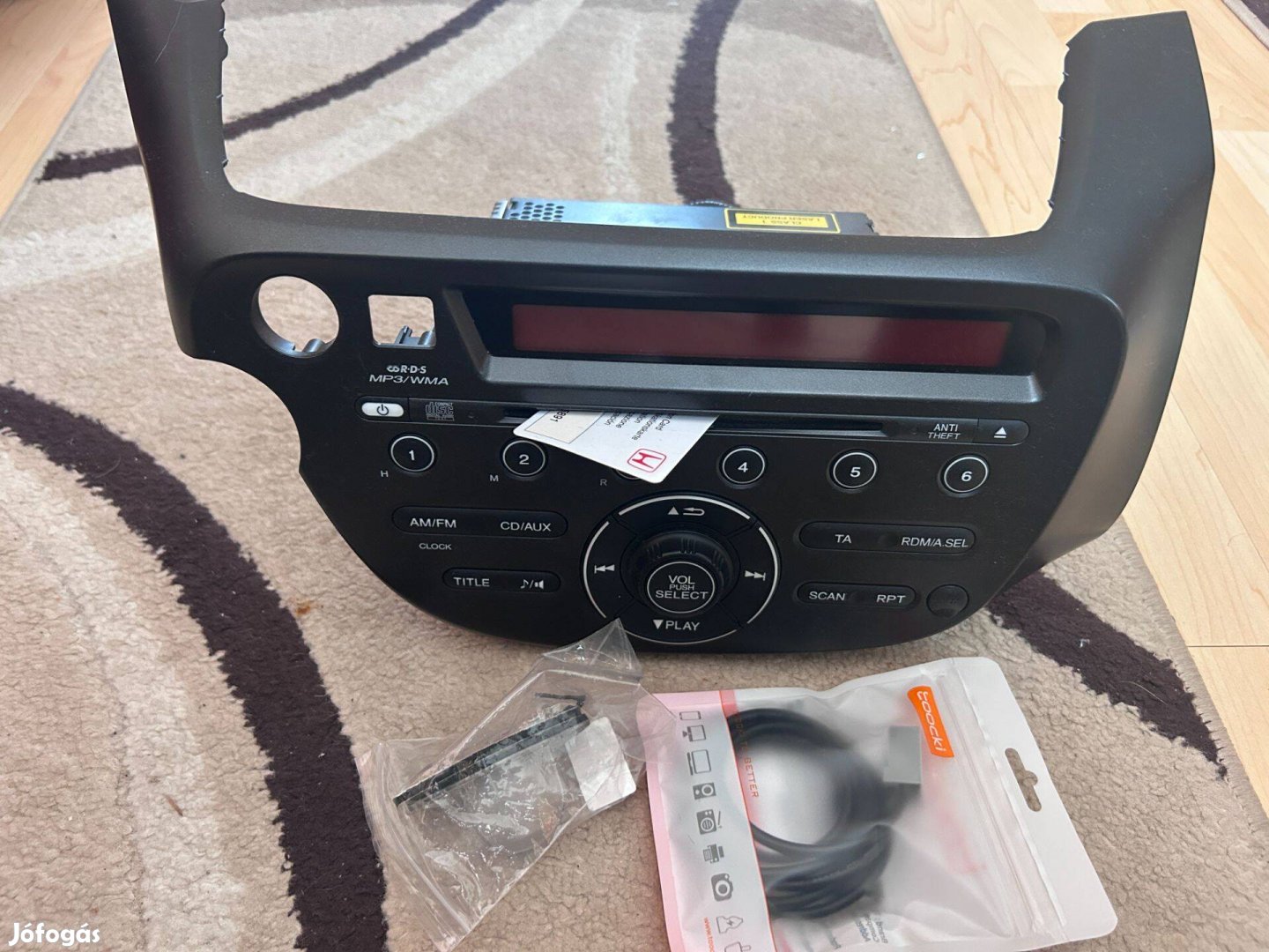 Honda Yazz 2012 CD Rádio rds fejegység, rendszám világitás bura, USB