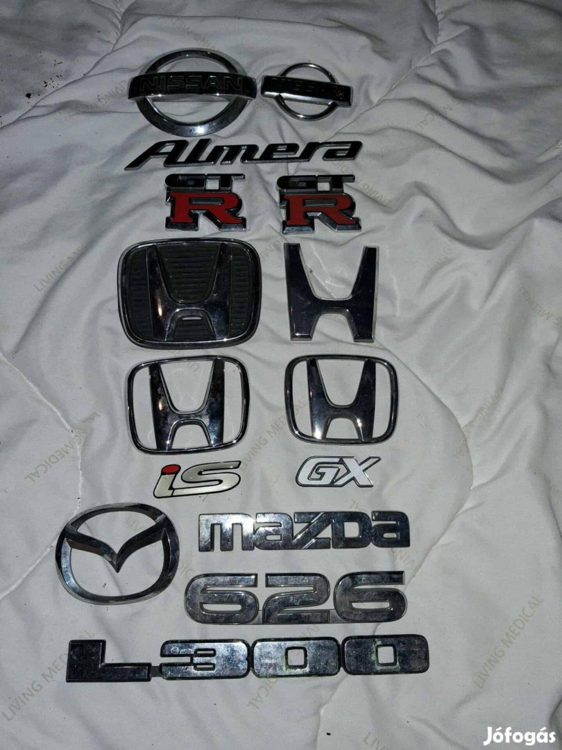 Honda ,Mazda ,Nissan emblémák