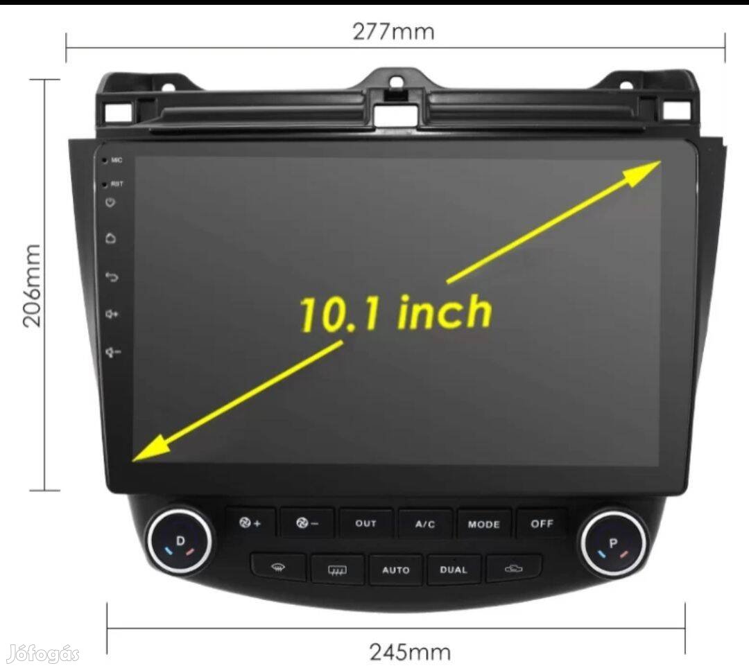 Honda accord 7 multimédia fejegység
