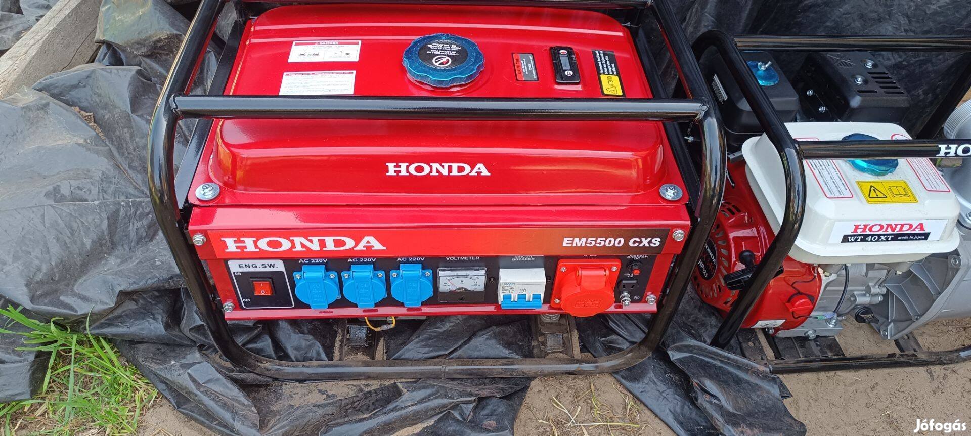 Honda aggregátor áramfejlesztő